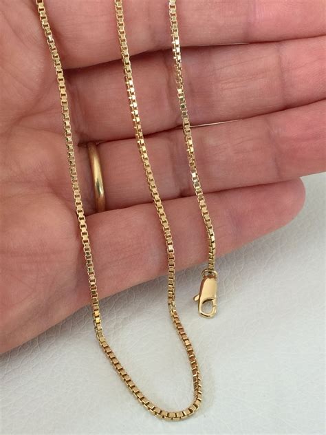 1.5mm Box Chain Necklace 